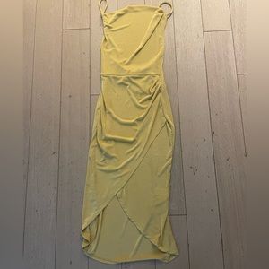 NWT Drape Neck Midi Dress